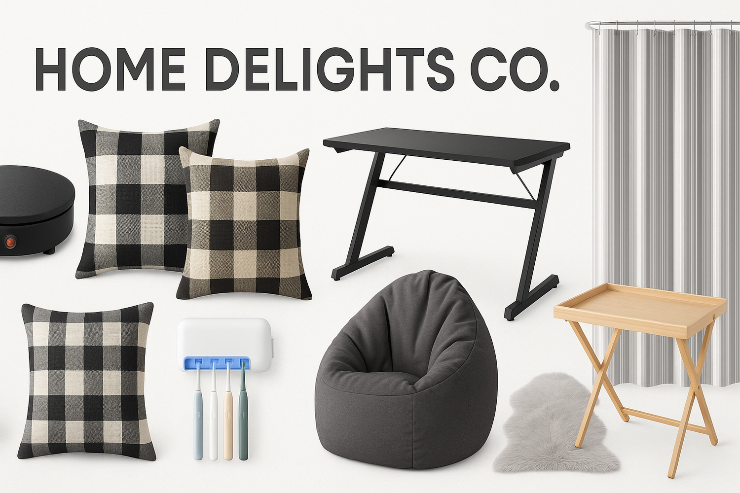 Home Delights Co. Product Showcase Banner