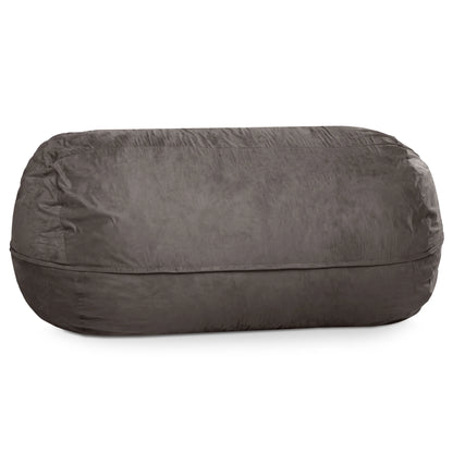 7 Foot Giant Bean Bag Sofa, Charcoal