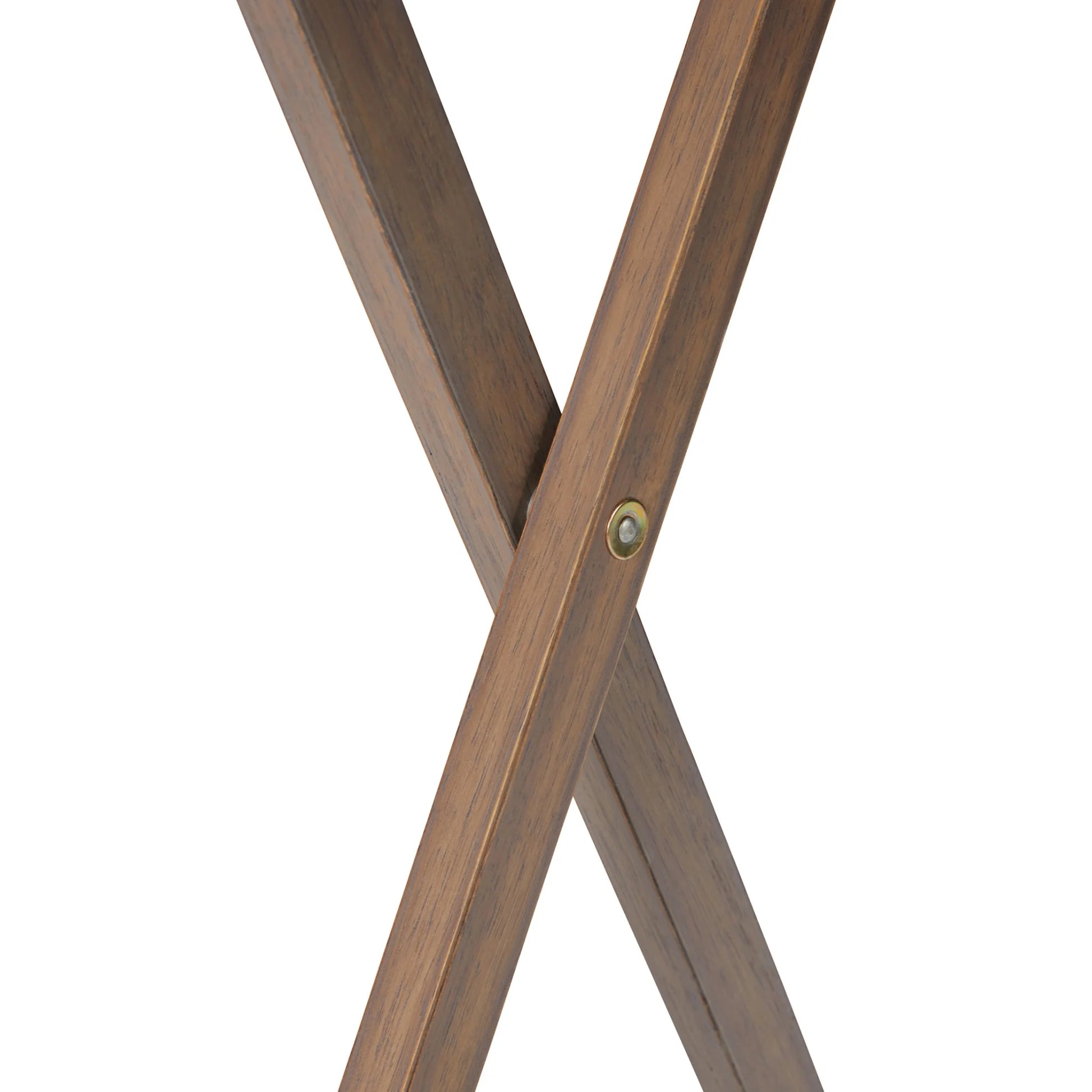 Indoor Oversized Single Folding Tray Table, Espresso, 26" X 23.6" X 17.7"