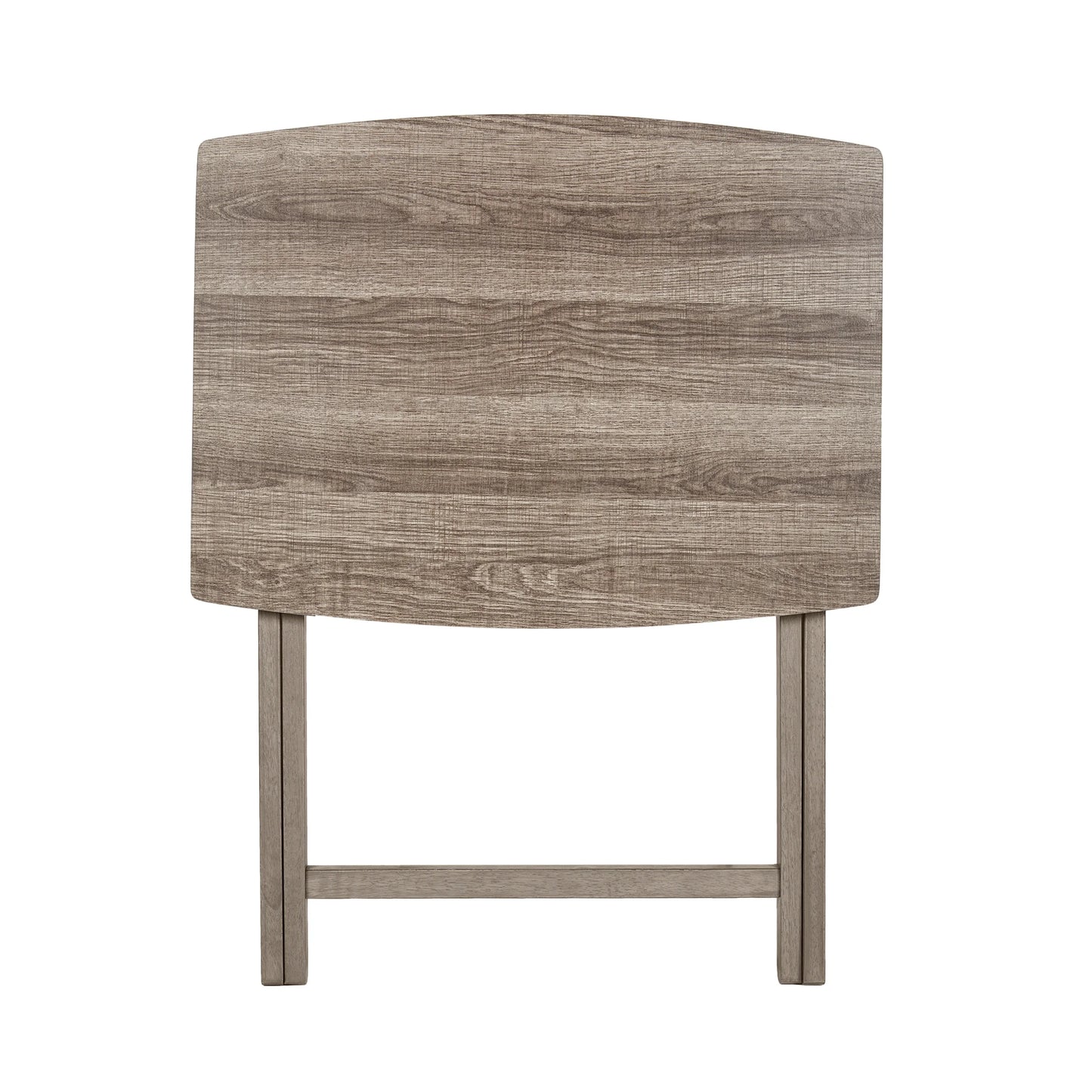 Indoor Oversized Single Folding Tray Table, Espresso, 26" X 23.6" X 17.7"