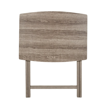 Indoor Oversized Single Folding Tray Table, Espresso, 26" X 23.6" X 17.7"